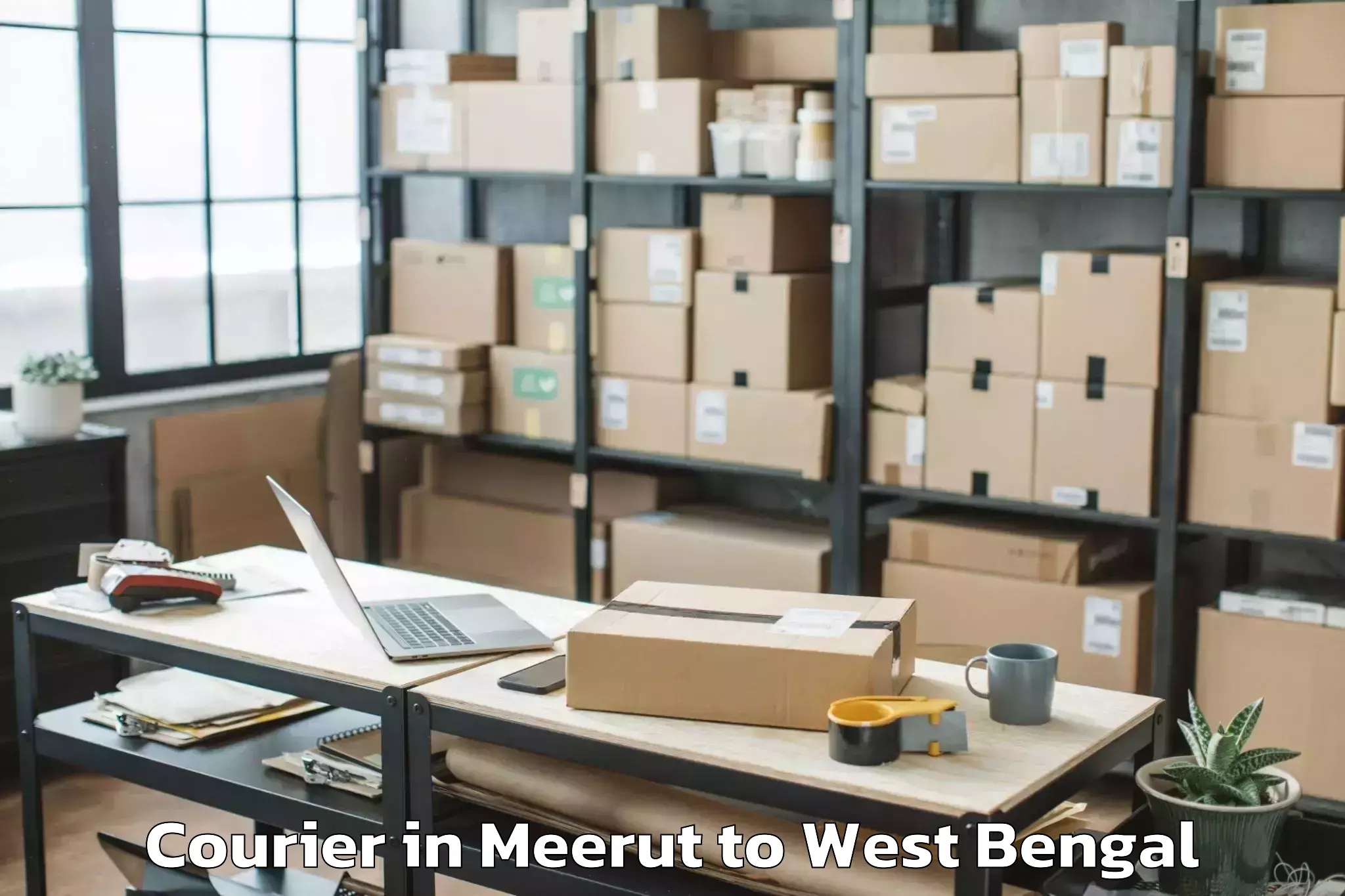 Trusted Meerut to Cossipore Courier